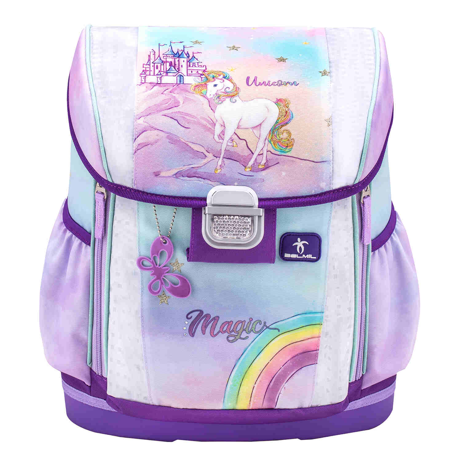 Školska Torba Customize-me Rainbow unicorn magic