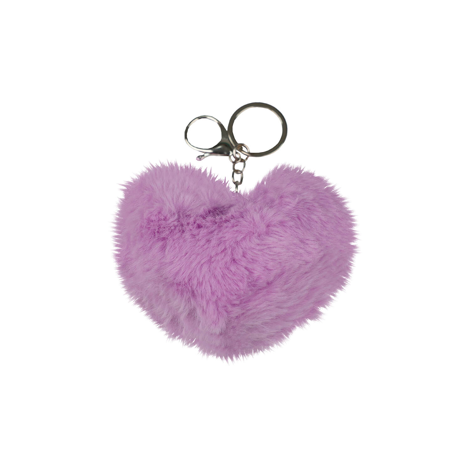 Privezak za ključeve Purple Heart Fluffy